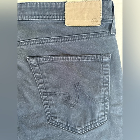 AG Adriano Goldschmied Everett Slim Straight Pants 36x34 Dark Navy - Picture 8 of 10